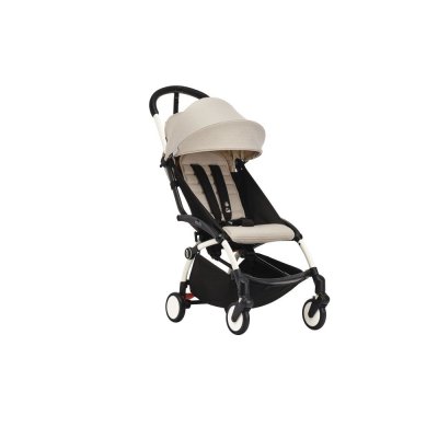 Poussette trio yoyo 3 pack 0+ & 6+ + siège auto cloud t black - châssis blanc - bonpoint