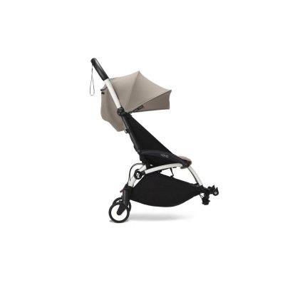 Châssis yoyo 3 connect blanc avec assise pack 6+ taupe
