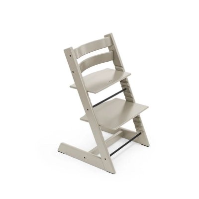 Pack chaise haute tripp trapp avec son baby set et sa tablette cashmere grey