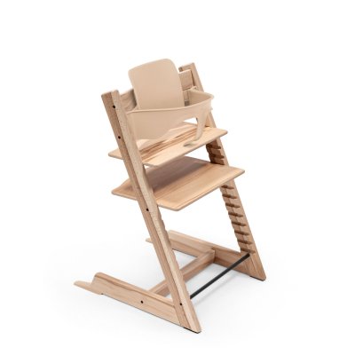 Pack chaise haute tripp trapp et son baby set wild wood