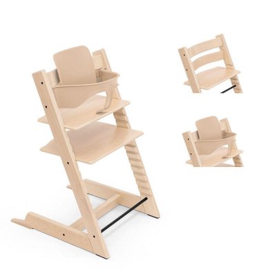 Pack chaise haute tripp trapp et son baby set naturel