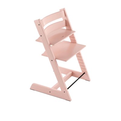 Pack chaise haute tripp trapp rose poudré et son baby set