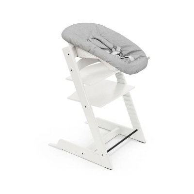 Pack chaise haute tripp trapp avec son newborn set et son baby set blanc