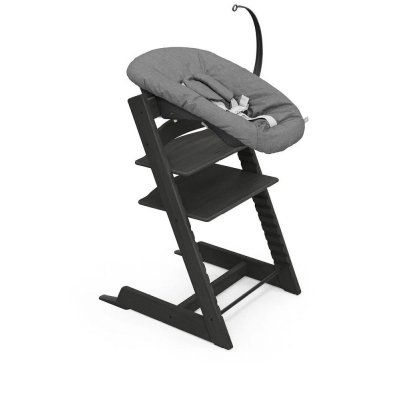 Newborn set pour tripp trapp gris anthracite