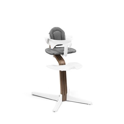 Chaise haute nomi walnut white