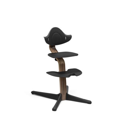 Chaise haute nomi walnut black