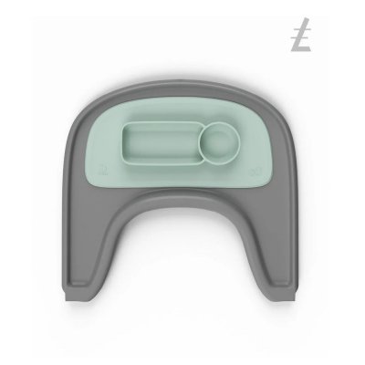Plateau tray pour chaise haute tripp trapp gris