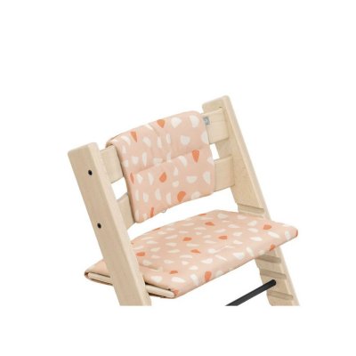 Coussin pour chaise haute tripp trapp rose bonbon