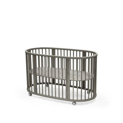 Chambre duo lit sleepi gris + commode sleepi blanc