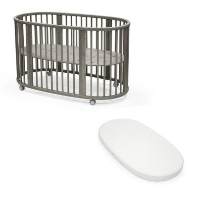 Pack duo lit sleepi + matelas - gris