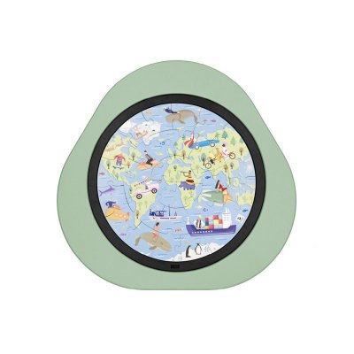 Puzzle pour table de jeu mutable v2 - autour du monde