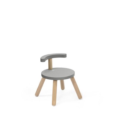 Chaise enfant mutable gris tempête