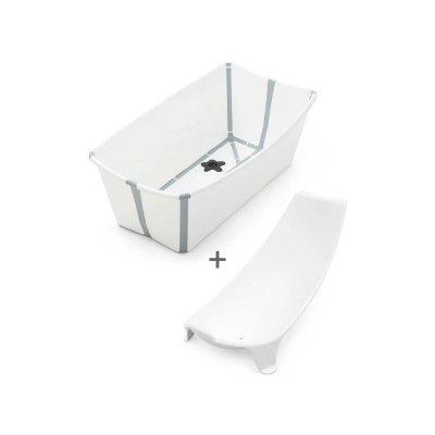 Baignoire flexi bath blanche + transat de bain