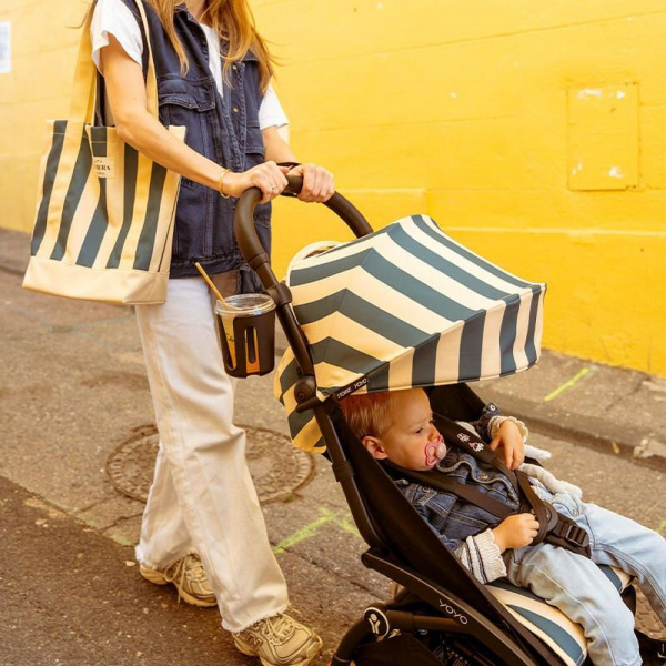 Kit d'été poussette yoyo 3 avec ombrelle, assise pack 6+ et sac tote bag monaco - edition limitée riviera Stokke