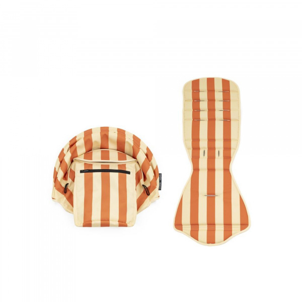 Kit d'été poussette yoyo 3 avec ombrelle, assise pack 6+ et sac tote bag capri - edition limitée riviera Stokke