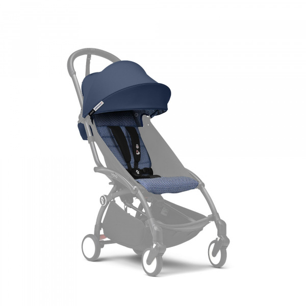 Pack couleur 6+ assise pour poussette yoyo 3 bleu air france Stokke