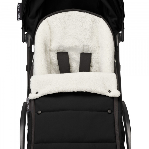 Chancelière pour poussette yoyo noir Stokke