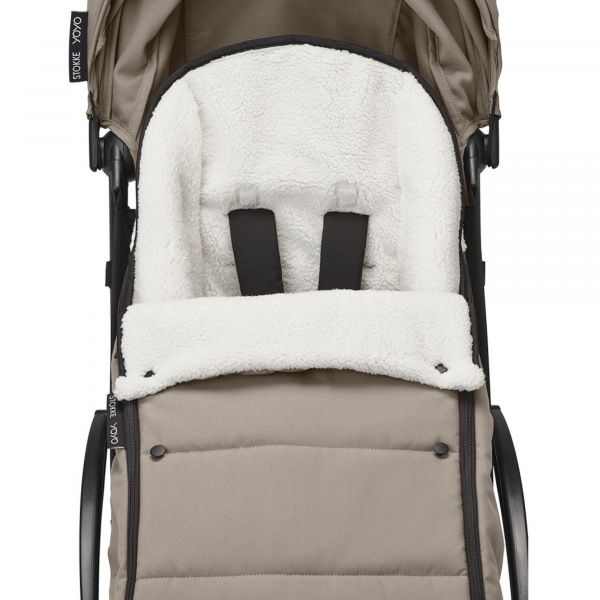Chancelière pour poussette yoyo taupe Stokke