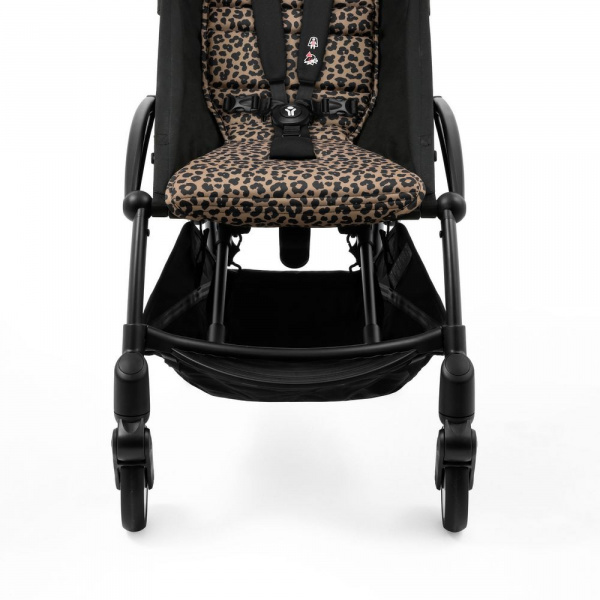 Poussette yoyo 3 châssis blanc pack 6+ leopard - wild collection Stokke