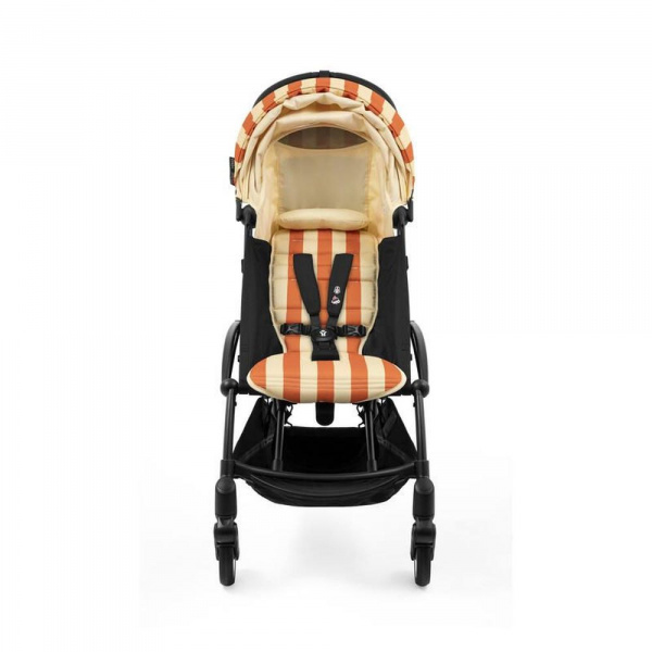 Poussette yoyo 3 châssis noir pack 6+ capri - edition limitée riviera Stokke
