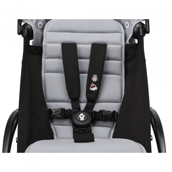 Poussette yoyo 3 châssis noir pack 6+ stone Stokke