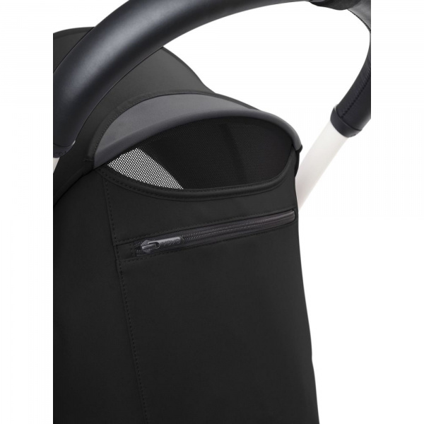 Poussette yoyo 3 châssis blanc pack 6+ noir Stokke