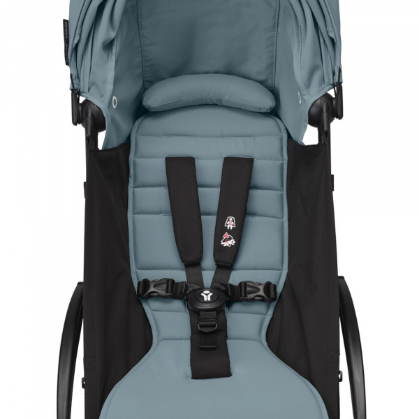 Poussette yoyo 3 châssis blanc pack 6+ aqua Stokke