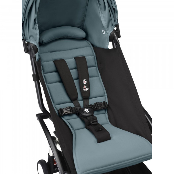 Poussette yoyo 3 châssis blanc pack 6+ aqua Stokke
