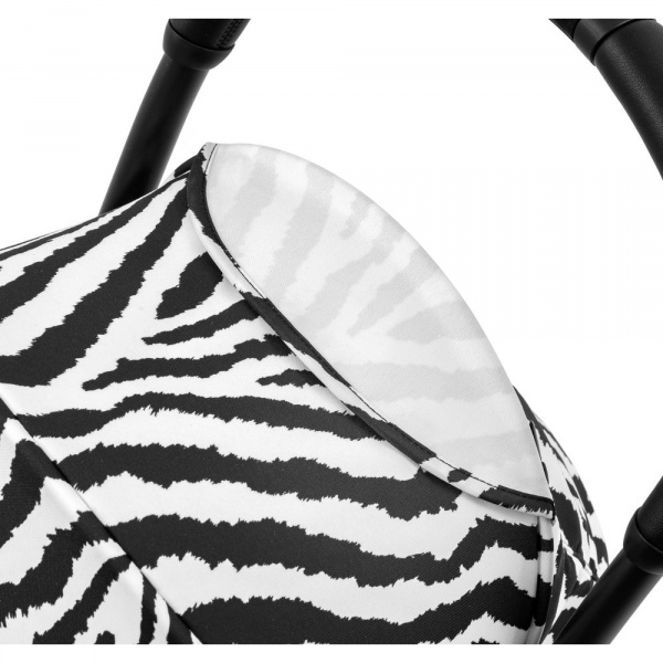 Poussette yoyo 3 châssis noir pack 6+ zebra - wild collection Stokke