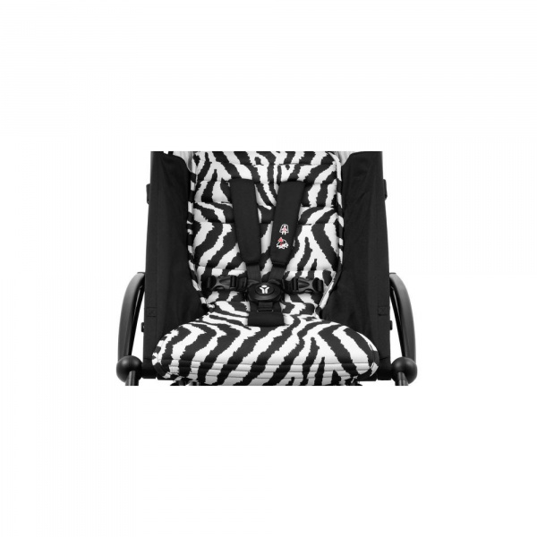 Poussette yoyo 3 châssis blanc pack 6+ zebra - wild collection Stokke