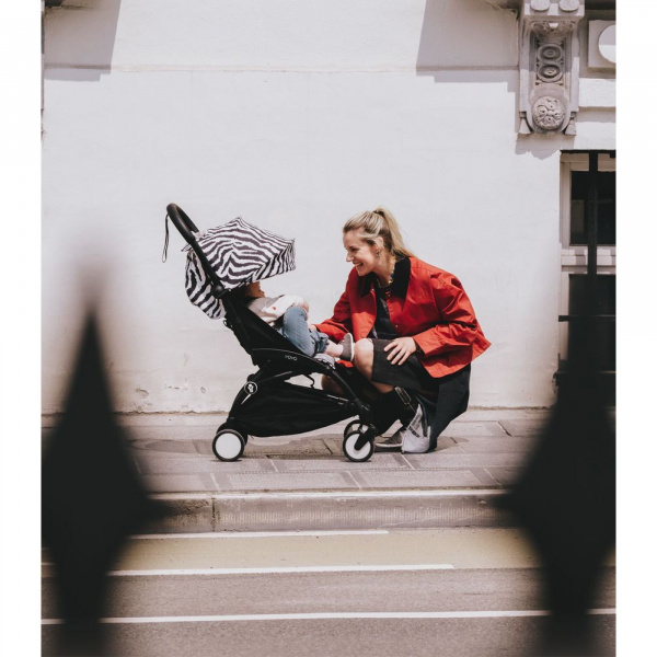 Poussette yoyo 3 châssis blanc pack 6+ zebra - wild collection Stokke