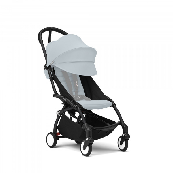 Poussette yoyo 3 châssis noir pack 6+ leopard - wild collection Stokke