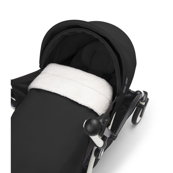 Poussette complète yoyo 3 châssis noir pack 0+ et 6+ toffee Stokke