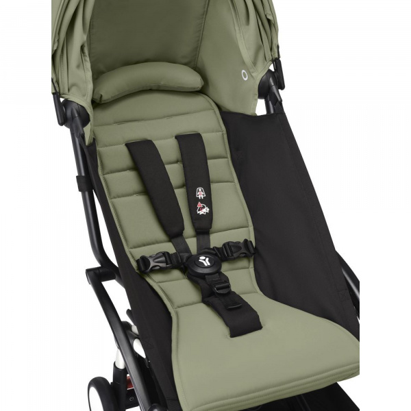 Poussette duo yoyo 3 - châssis blanc pack 6+ et nacelle noir Stokke
