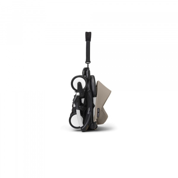 Poussette duo yoyo 3 - châssis blanc pack 6+ et siège auto izi go modular x2 by besafe taupe Stokke