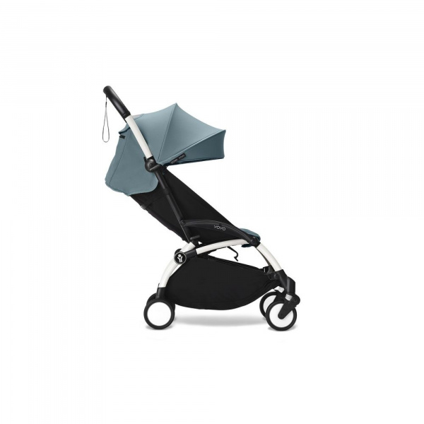 Poussette duo yoyo 3 - châssis blanc pack 6+ et siège auto izi go modular x2 by besafe aqua Stokke