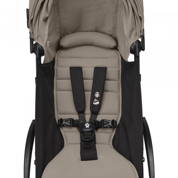 Poussette duo yoyo 3 pack 6+ et siège auto cloud t plus black - chassis noir - taupe Stokke