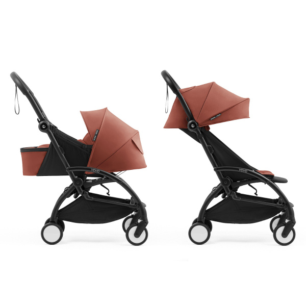 Poussette complète yoyo 5 avec pack nouveau-né berry Stokke