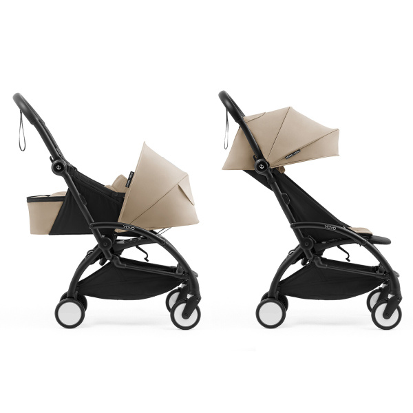Poussette complète yoyo 5 avec pack nouveau-né taupe Stokke