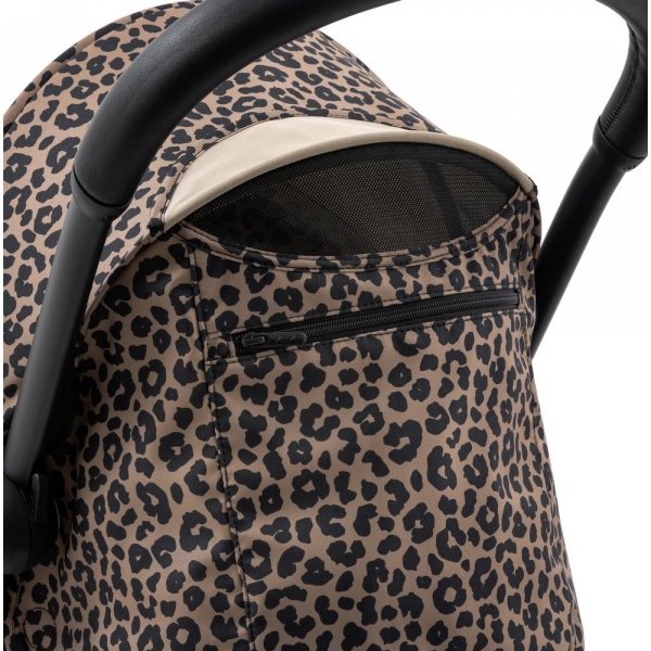 Poussette duo yoyo 3 pack 6+ et siège auto cloud g black - chassis blanc - leopard Stokke