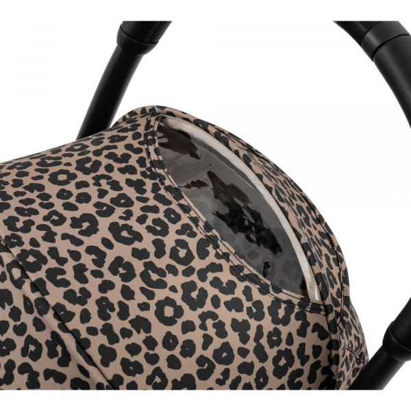 Poussette duo yoyo 3 pack 6+ et siège auto cloud g black - chassis noir - leopard Stokke