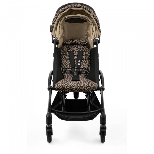 Poussette duo yoyo 3 pack 6+ et siège auto cloud g black - chassis noir - leopard Stokke