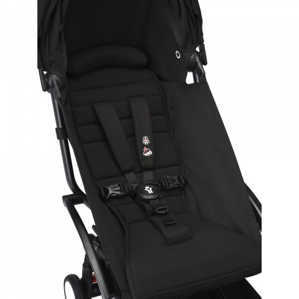 Poussette duo yoyo 3 pack 6+ et siège auto cloud g black - chassis noir - noir Stokke