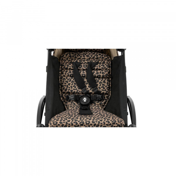 Poussette complète yoyo 3 châssis noir pack 0+ et 6+ leopard / noir Stokke