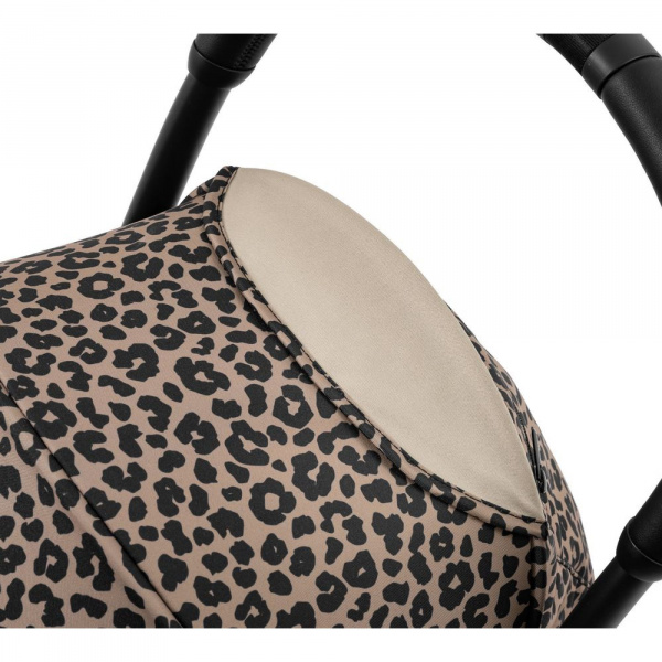 Poussette duo yoyo 3 - châssis noir pack 6+ et nacelle leopard / noir Stokke