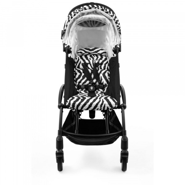 Poussette duo yoyo 3 - châssis noir pack 6+ et siège auto izi go modular x2 by besafe zebra Stokke