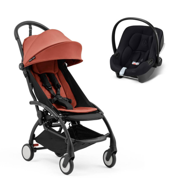 Poussette duo yoyo 5 + siège auto aton b2 berry Stokke