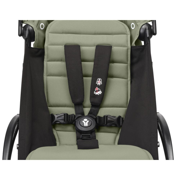 Poussette duo yoyo 3 pack 6+ et siège auto pebble 360 pro² - chassis noir - olive Stokke