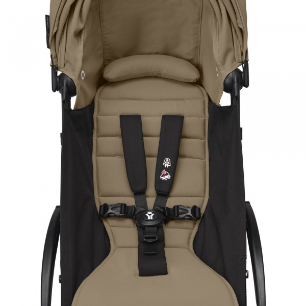 Poussette complète yoyo 3 châssis blanc pack 0+ et 6+ toffee Stokke