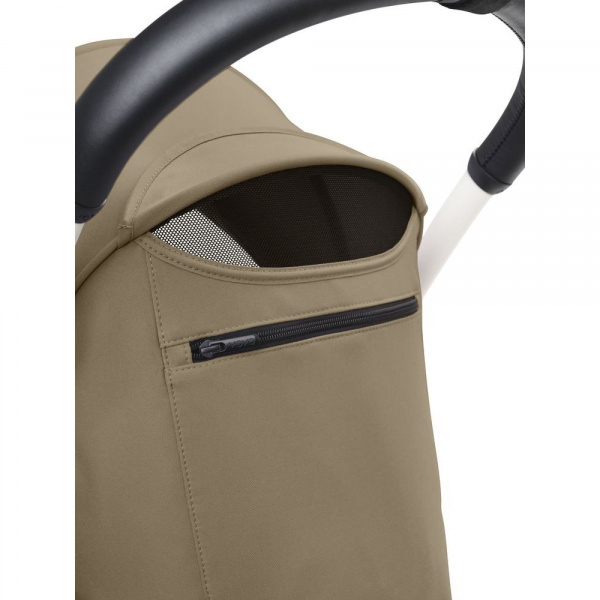 Poussette complète yoyo 3 châssis blanc pack 0+ et 6+ toffee Stokke